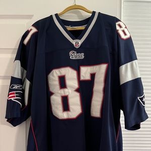 Rob Gronkowski #87 New England Patriots Game Jersey Size 60